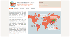 Desktop Screenshot of climatesmartcities.org