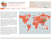 Tablet Screenshot of climatesmartcities.org
